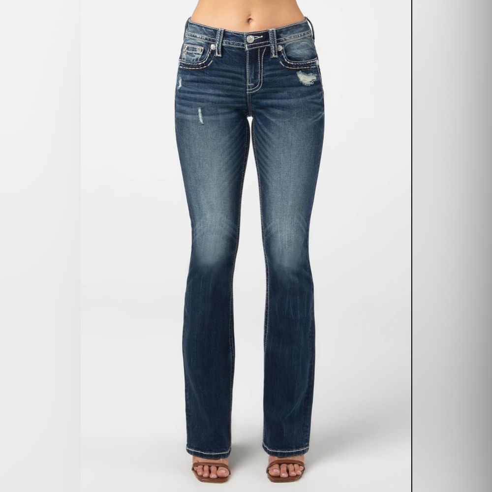MISS ME Mid-rise boot cut jeans 30/34